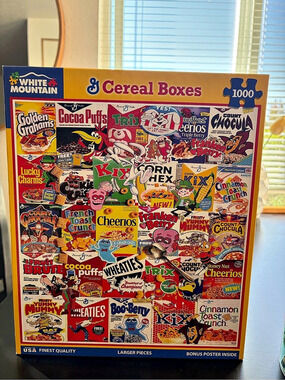 White Mountain Cereal Boxes